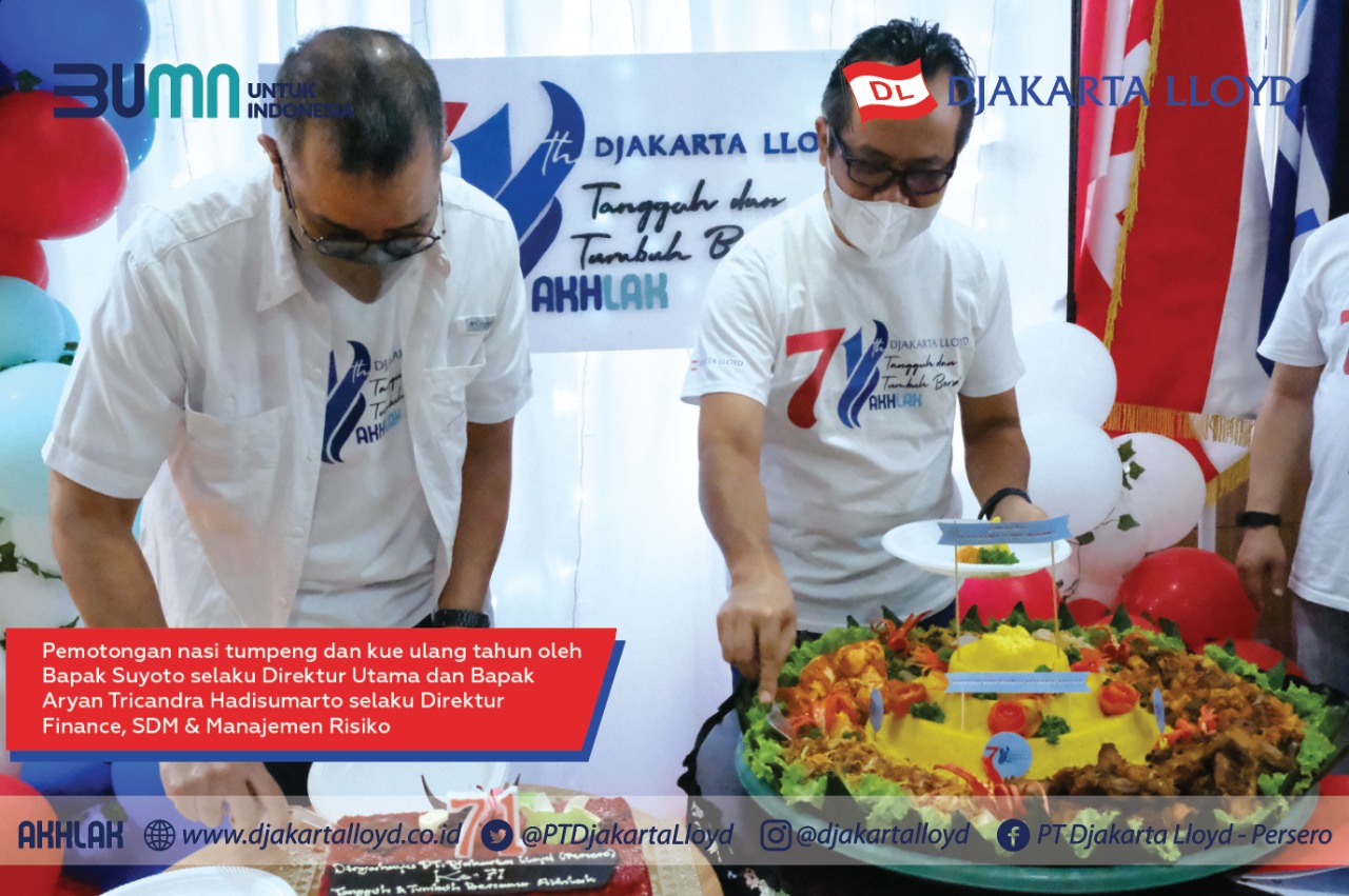 Perayaan HUT ke 71 Tahun  PT Djakarta Lloyd (Persero)